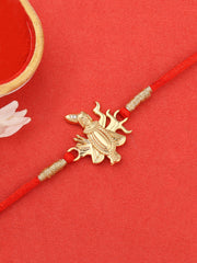 Shreenathji Golden Rakhi For Brother