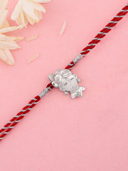 Holy Shreenathji Silver Rakhi For Brother