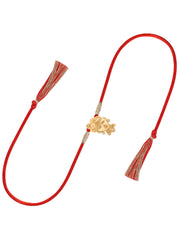 Golden Shreenathji Silver Rakhi For Brother-2