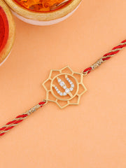 Divine Shiva Gold Plated Rakhi For Brother