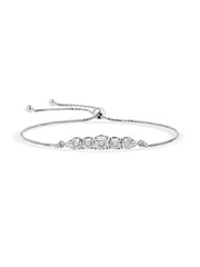 Lab Diamond Multi Solitaire Bracelet For Women