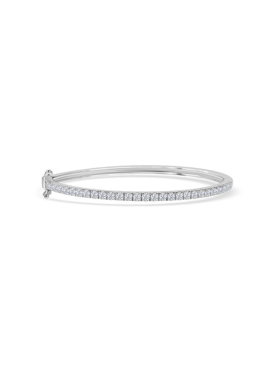 Half Eternity Bangle For Women - Size 2.4