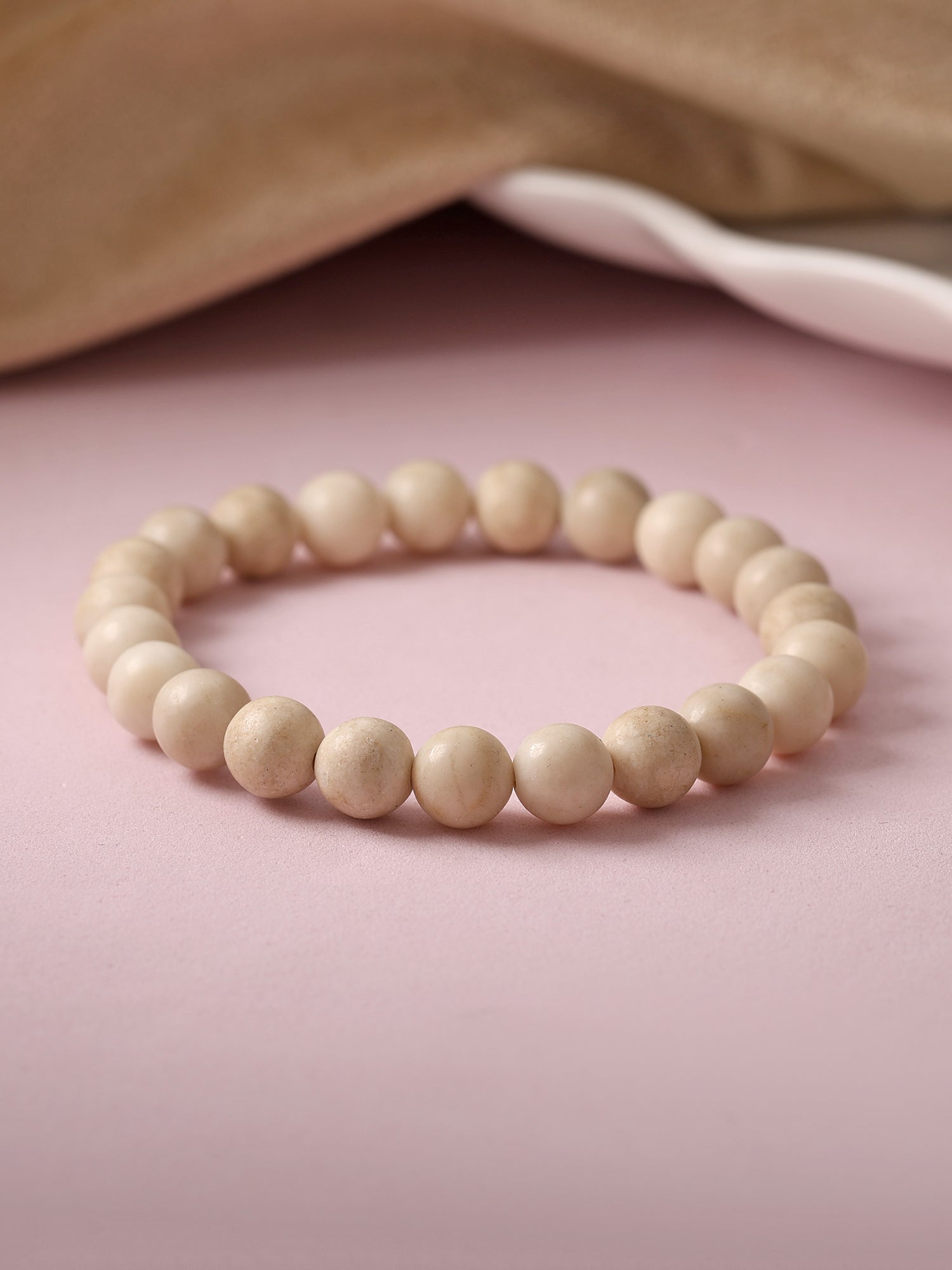Unisex Riverstone Beads Bracelet
