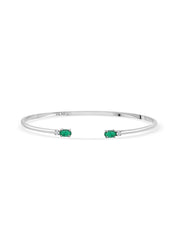 Emerald Bangle For Women - Size 2.4