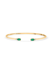 Emerald Gold Bangle For Women-3