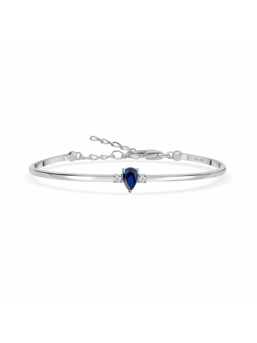 Sapphire Cuff Bangle For Women