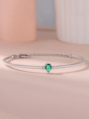 Emerald Cuff Bangle For Women