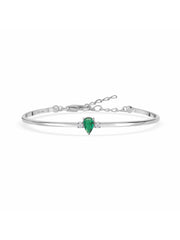 Emerald Cuff Bangle For Women