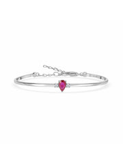 Ruby Cuff Bangle For Women - Size 2.6