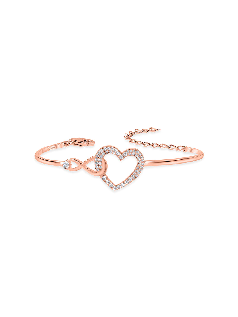 Infinite Love Rose Gold Bracelet For Women