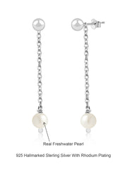 Two Way Pearl Earrings For Women-1
