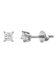 Diamond Solitaire Studs For Women