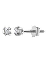 Daisy Diamond Solitaire Studs