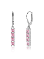 Pink Dangling Earrings For Women