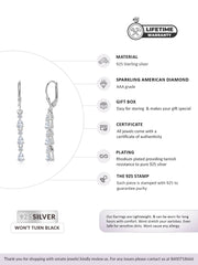 Diamond Look Dangler Earrings For Women-5