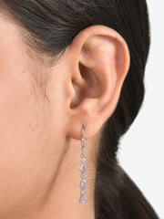 Linear Pink Earrings For Women-1