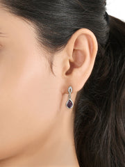 Amethyst Dangling Earrings For Women