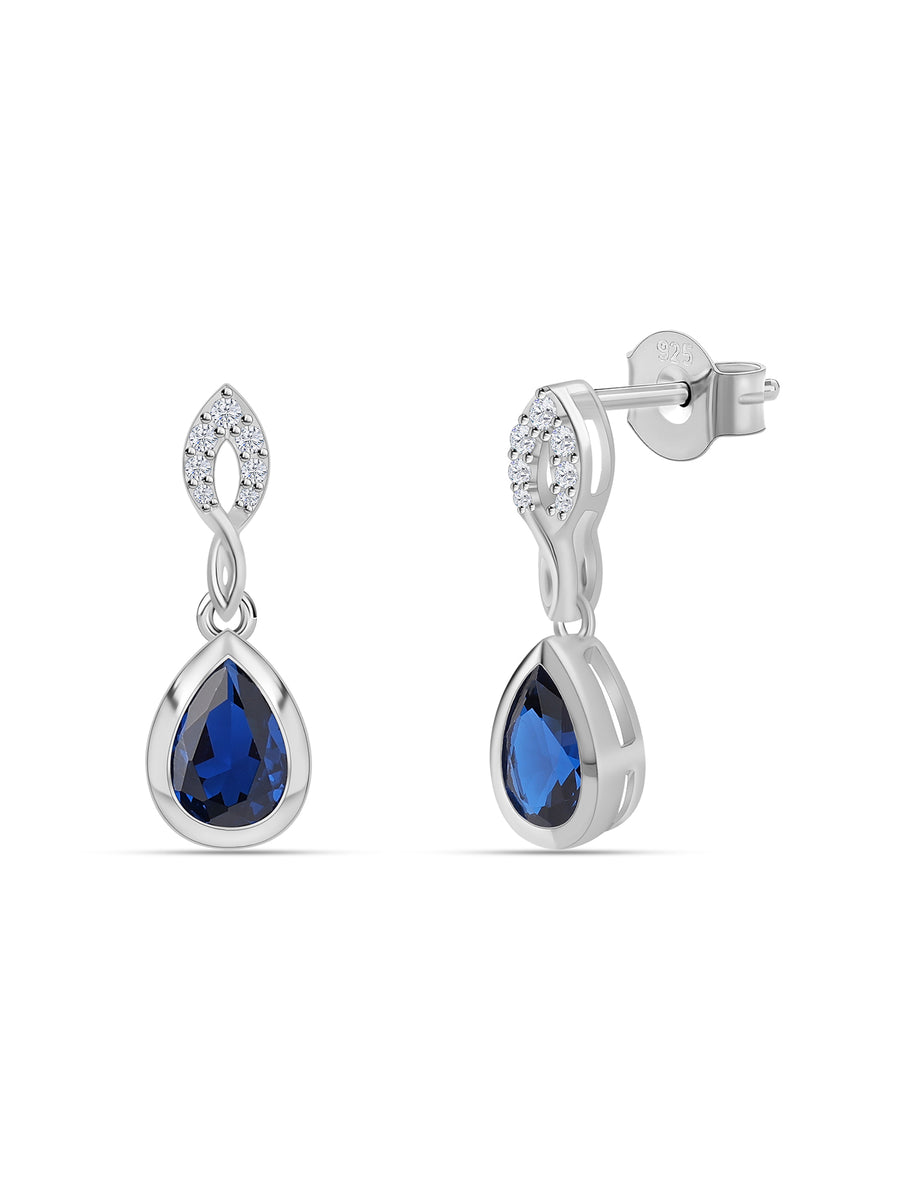 Sapphire Dazzling Earrings For Women