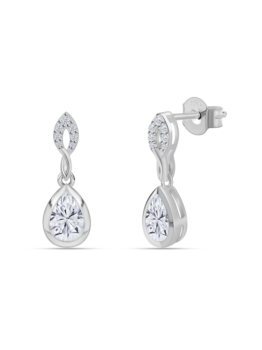 Diamond Look Dazzling Earrings-1