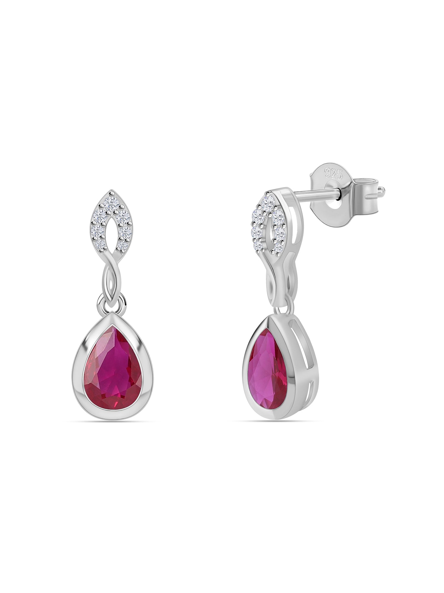 Ruby Dazzling Earrings For Women