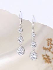 American Diamond Drop Earrings