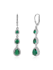 Emerald Drop Earrings