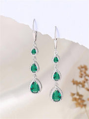 Emerald Drop Earrings