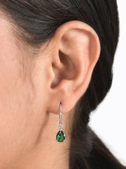 Gorgeous Green Long Earrings For Women