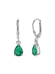 Gorgeous Green Long Earrings For Women-5