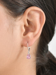 Pretty In Pink Drop Earring For Women-1