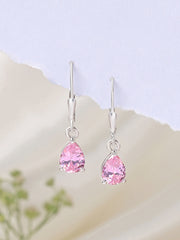 Pretty In Pink Drop Earring For Women-5