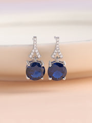 Blue stone Earrings For Women