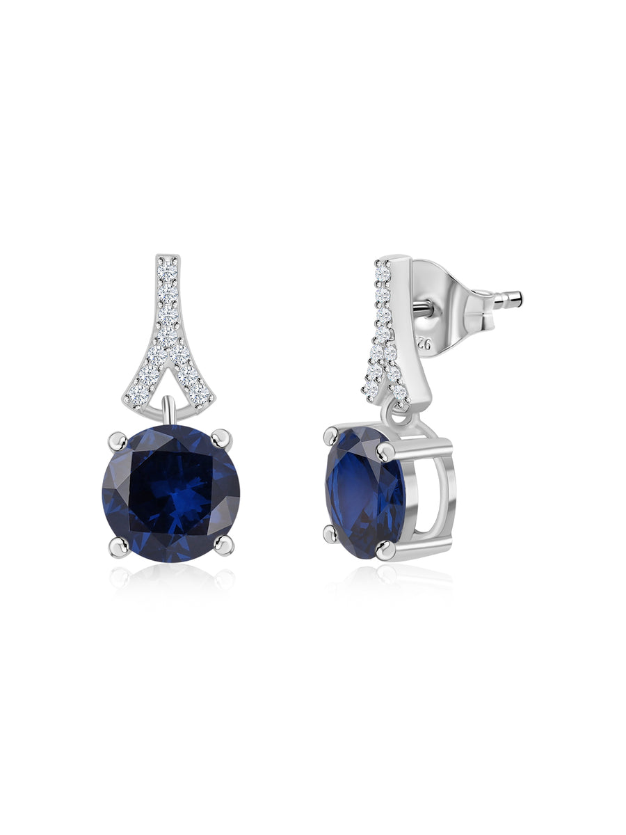 Blue stone Earrings For Women