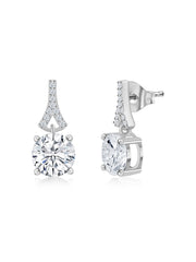 American Diamond Stud Earrings For Women