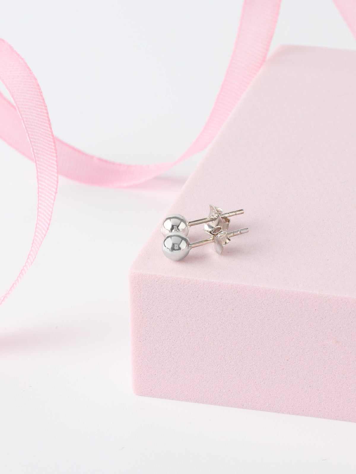  6MM SILVER BALL STUDS FOR GIRLS-1
