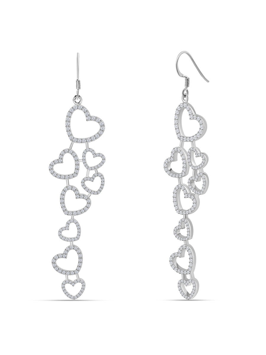 Oh My Hearts Partywear Earrings-2