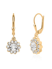 Trendy Lab Diamond Earrings For Women