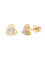 Fancy Heart Diamond Earring