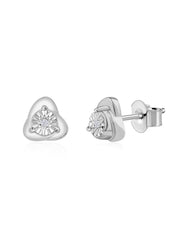 Fancy Heart Diamond Earring