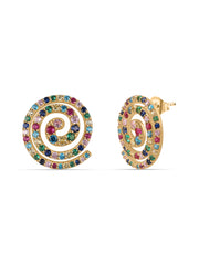 Pops Color Of Life  Gold Earrings For Women