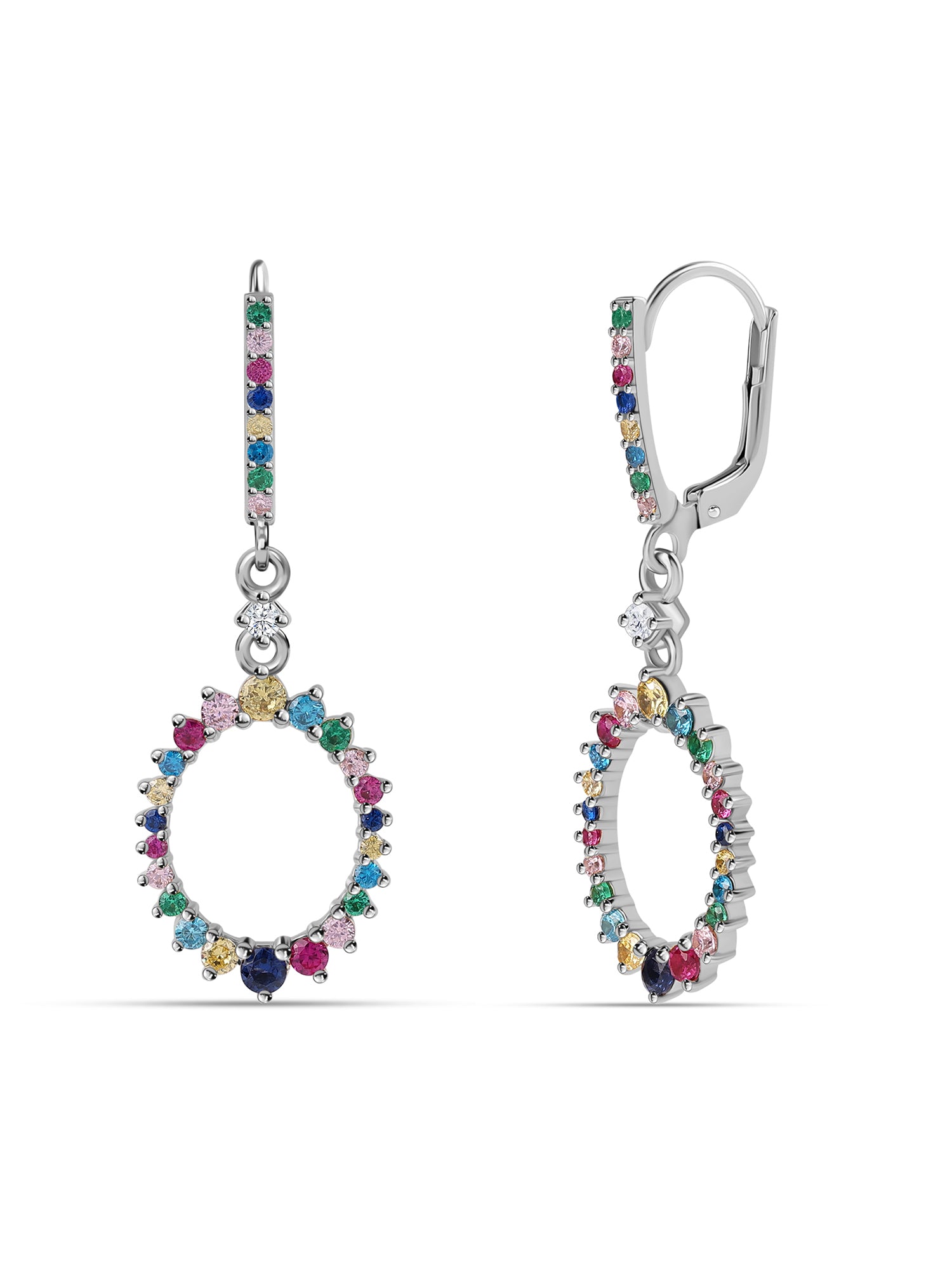 Lollipop Hoop Earrings For Women