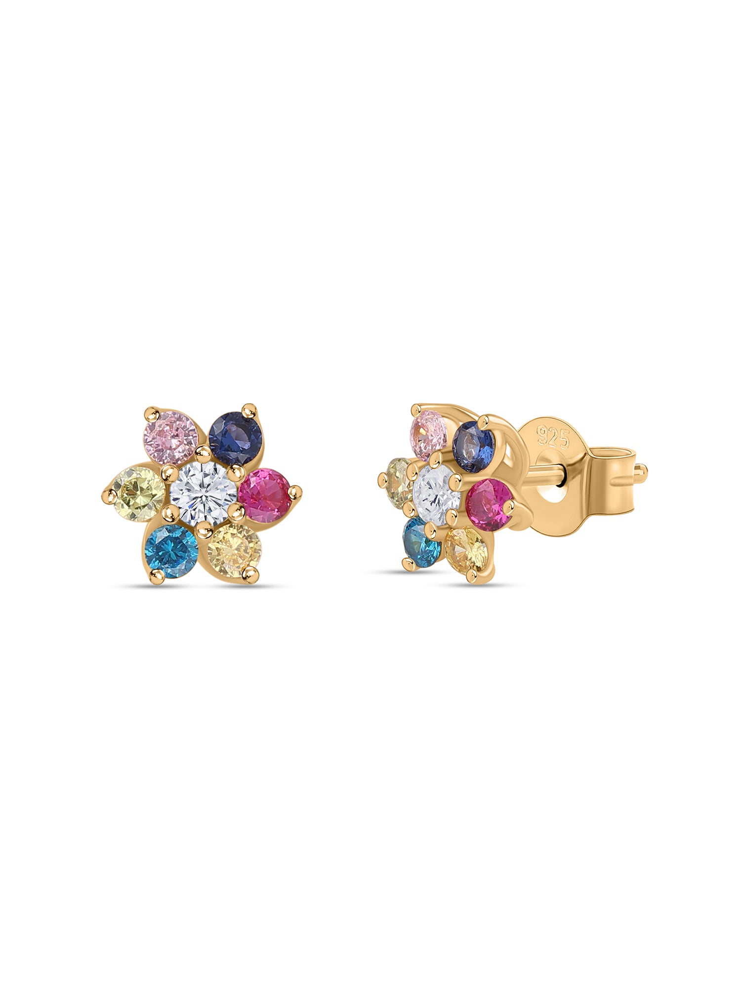 Color Pops Gold Earrings For Women