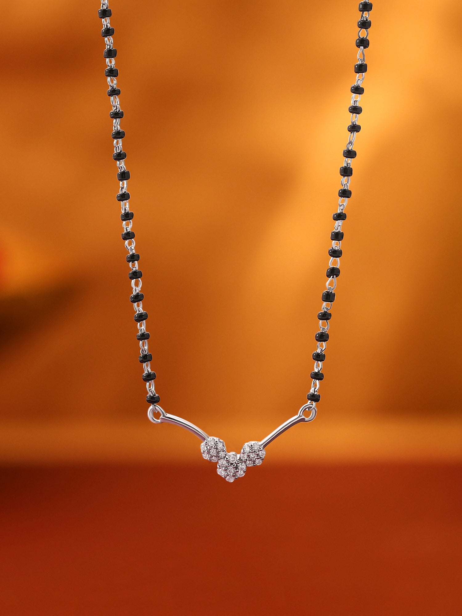 Three Flowers Mangalsutra For Women