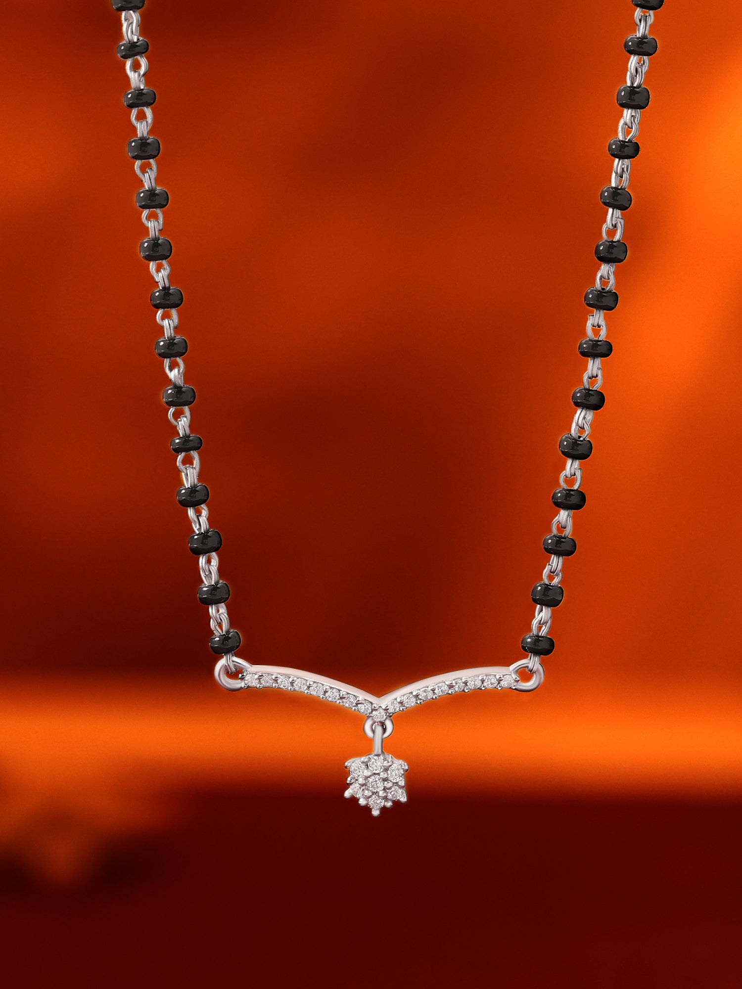 Star Diamond Look Mangalsutra For Women-5