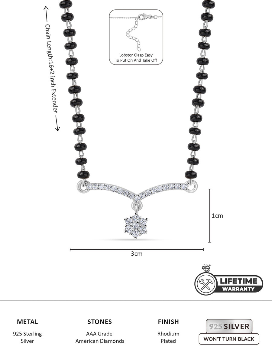 Star Diamond Look Mangalsutra For Women-4