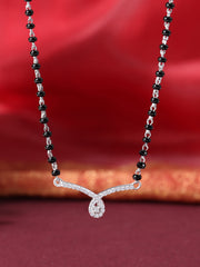 Diamond Look Infinity Mangalsutra for women