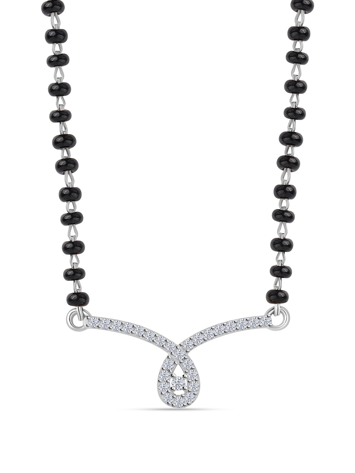 Diamond Look Infinity Mangalsutra for women-1