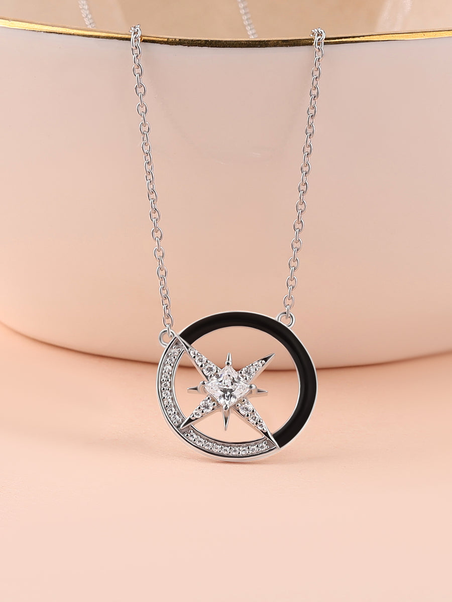 Enamel Star Necklace for women