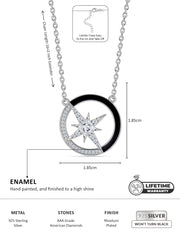 Enamel Star Necklace for women-2