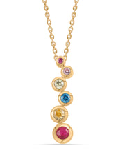 Lollipop Linear Gold Pendant For Women